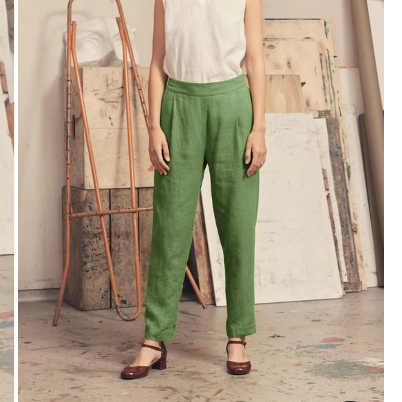LinenTales Gladious Pants in Cardamom - Picture 1 of 3